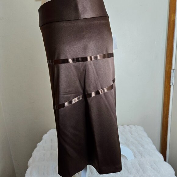 Wet Seal Tweed Brown Skirt Size 1 About 21" Long (NWT) Waist is about 28" - Picture 4 of 10